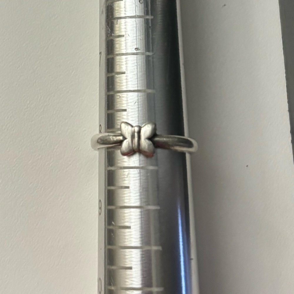 James Avery VHTF Retired Sterling Silver Butterfly Ring - Picture 9 of 9